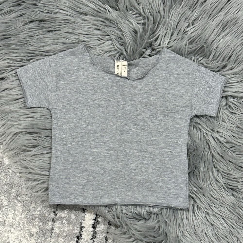 Gray Label Unisex Infant Gray Melange‎ Monroe Tee 3-6 Month